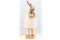 Tischleuchte Animal Rabbit weiss gold h 68 cm
