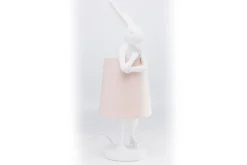 Tischleuchte Animal Rabbit weiss rosa h 68 cm