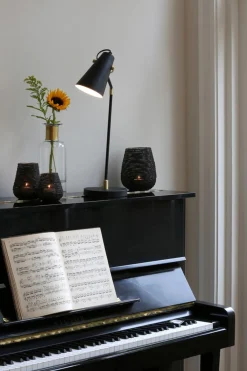 Tischleuchte Borre schwarz h 89,5 cm