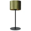 Tischleuchte Vera Samt grün H 55 cm