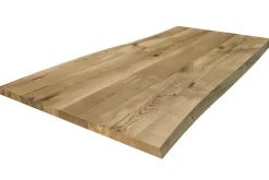 Tischplatte 4 cm Asteiche massiv organische Kante ab 60 cm konfigurierbar