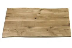 Tischplatte 4 cm Asteiche massiv organische Kante ab 60 cm konfigurierbar