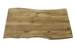 Tischplatte 3 cm Asteiche massiv organische Kante extrem ab 60 cm konfigurierbar