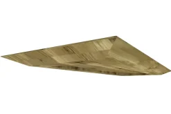 Tischplatte 6,5 cm astige Eiche massiv schweizer Kante extrem ab 60 cm konfigurierbar