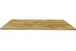 Tischplatte 4 cm astige Eiche massiv gerade Kante ab 60 cm konfigurierbar