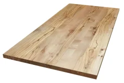 Tischplatte 4 cm astige Wildbuche massiv gerade Kante ab 60 cm konfigurierbar