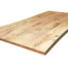 Tischplatte 3 cm astige Wildbuche massiv organische Kante ab 60 cm konfigurierbar