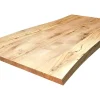 Tischplatte 4 cm astige Wildbuche massiv organische Kante ab 60 cm konfigurierbar
