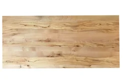 Tischplatte 8 cm Wildbuche Massivholz schweizer Kante ab 60 cm konfigurierbar