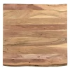 Tischplatte Akazie massiv B 80 cm