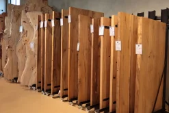 Tischplatte Eiche massiv glatt 50