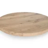 Tischplatte Eiche massiv rund 80