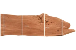 Tischplatte Mango Massivholz Monolith 170 cm