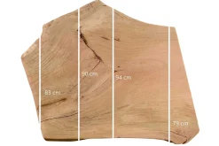 Tischplatte Mango Massivholz Monolith 106 cm