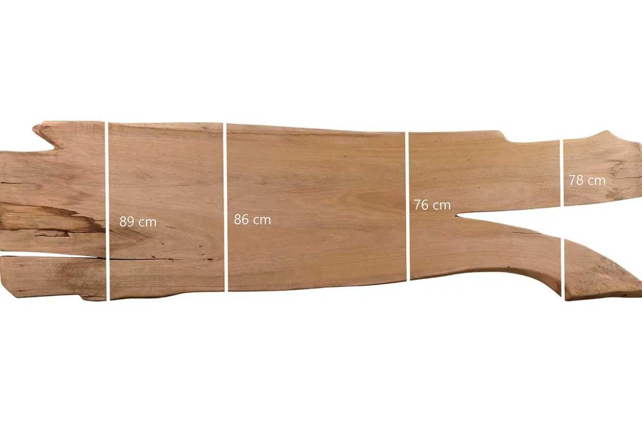 Tischplatte Mango Massivholz Monolith 327