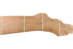 Tischplatte Mango Massivholz Monolith 330 cm