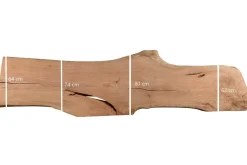 Tischplatte Mango Massivholz Monolith 325 cm