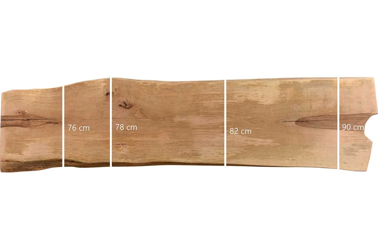 Tischplatte Mango Massivholz Monolith 308