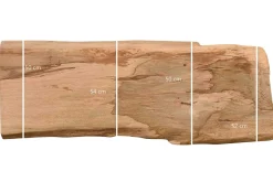 Tischplatte Mango Massivholz Monolith 134 cm