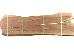 Tischplatte Mango Massivholz Monolith 332