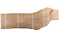 Tischplatte Mango Massivholz Monolith 130