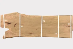 Tischplatte Mangoholz Monolith 275x114 cm