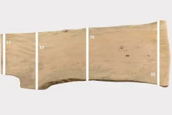 Tischplatte Mangoholz Monolith 245x75 cm