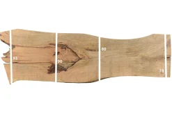 Tischplatte Mangoholz Monolith 340x112 cm