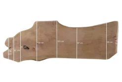 Tischplatte Monolith Mangoholz 340cm