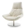 Tommy M Drehsessel Stoff weiss