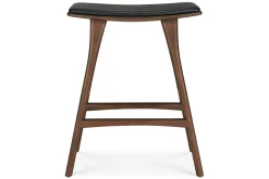 Tresenhocker Osso Teak gepolstert