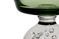 Trinkglas Eternal Snow grün-weiß H 9,5 cm