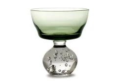 Trinkglas Eternal Snow grün-klar H 10 cm