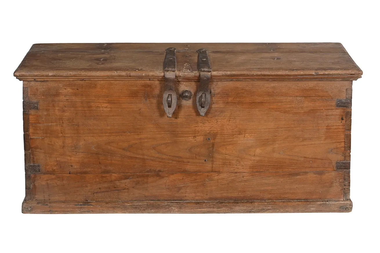 Truhe Vintage natur