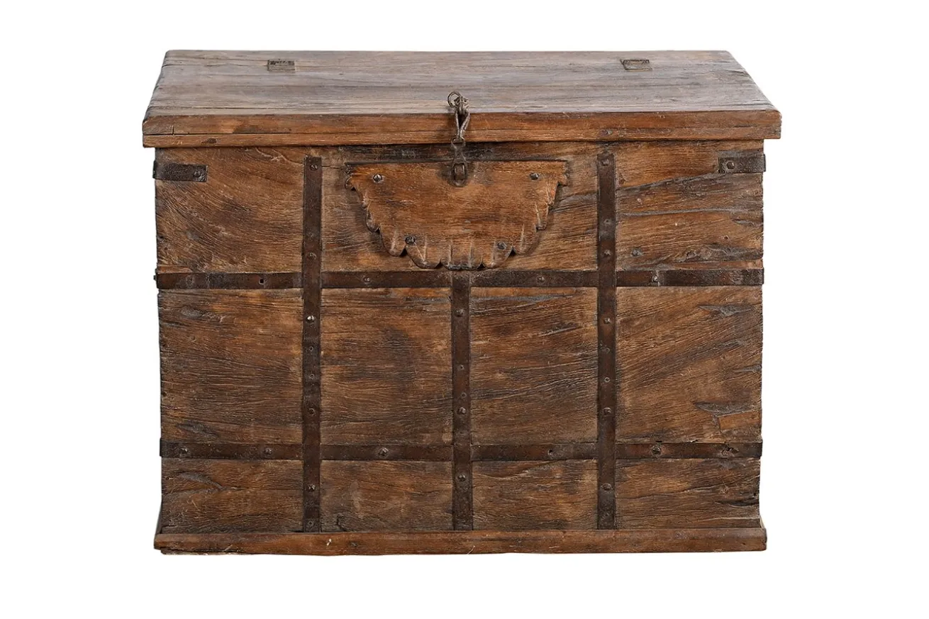 Truhe Vintage natur