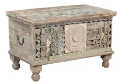 Truhe Vintage whitewashed