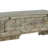 Truhenbank Vintage grau