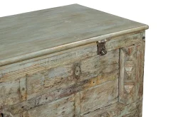 Truhenbank Vintage grau