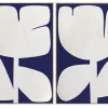 Tulip Wandbild Tulip blau 2er Set