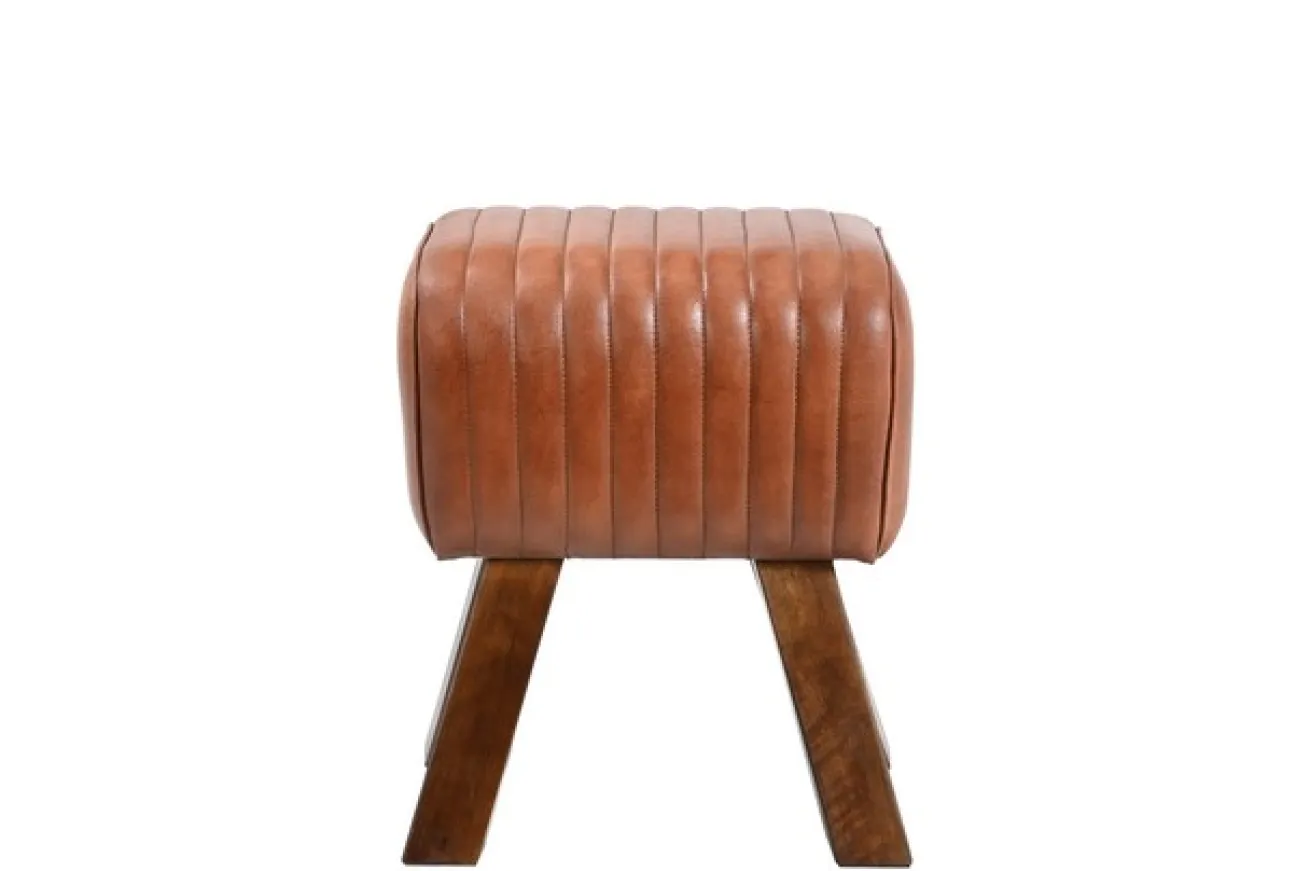 Turnhocker Vintage braun