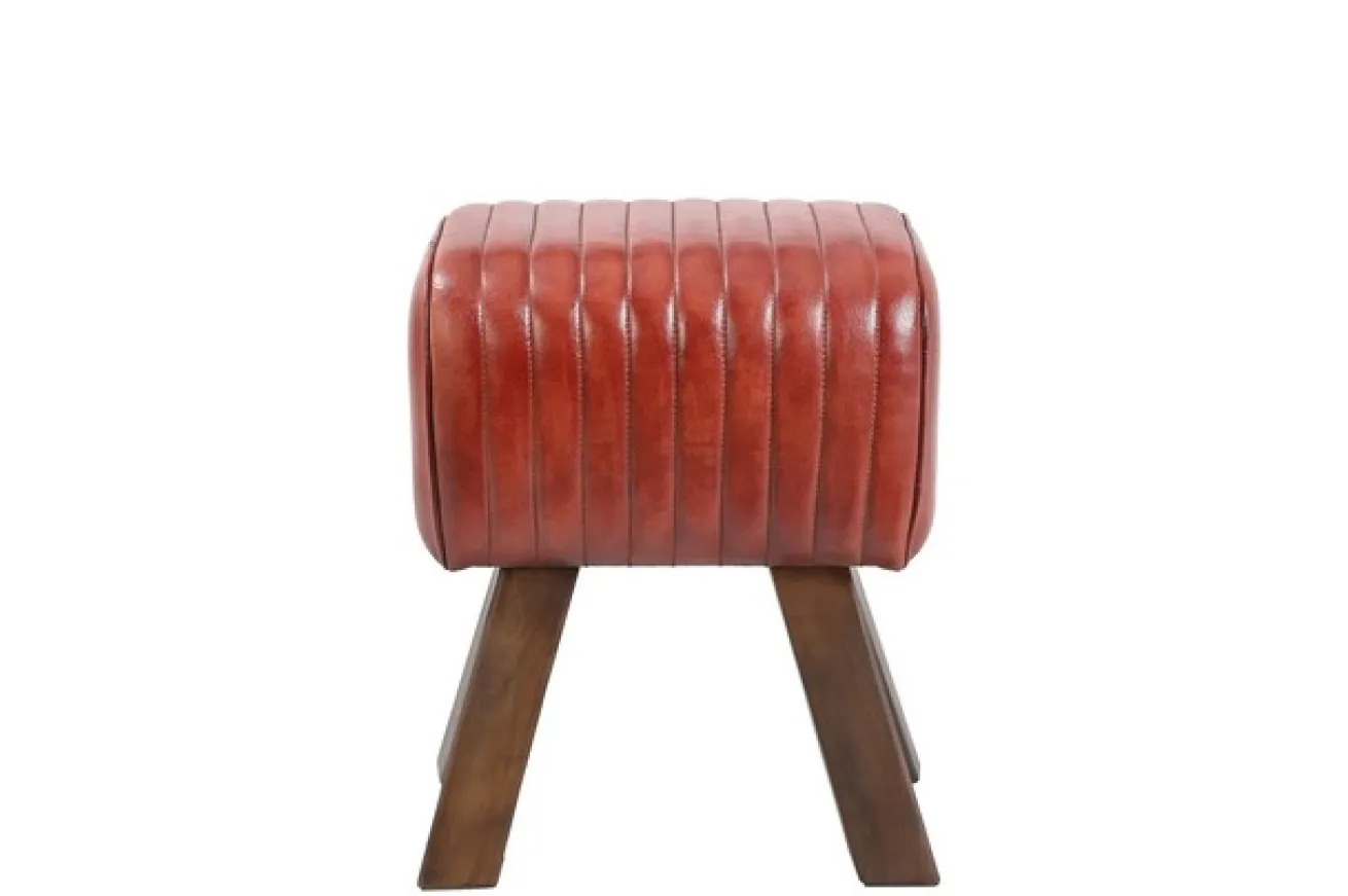 Turnhocker Vintage rot