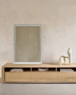 TV Anrichte Shadow Eiche massiv B 210 cm