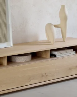 TV Anrichte Shadow Eiche massiv B 210 cm