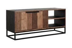 TV Board Cosmo Teak Metall 125 x 55 cm