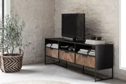 TV Board Criss Cross Massivholz B 150 cm