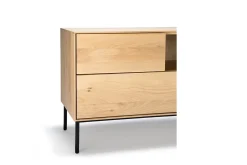 TV Board Whiteboard Eiche natur B 180 cm