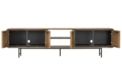 TV-Board auf Fuß Evo Teak B 225 cm