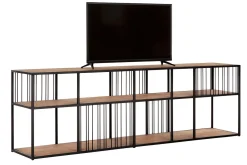 TV-Board Barra Teak-Metall B 225 cm