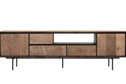 TV-Board Metropole Teak Metall B 195 cm