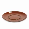 Unterteller für Espressotasse rostrot